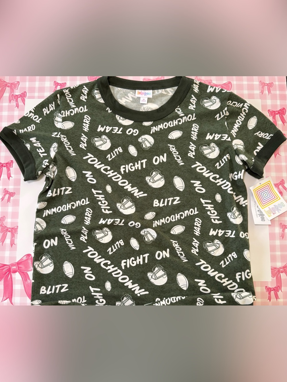 Football Game Day Graphic Tee | Women’s Short Sleeve | Size M | Fall Tailgate